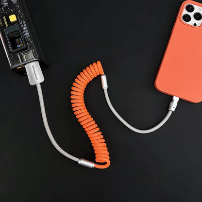 "Colorblock Chubby" Spring Charge Cable