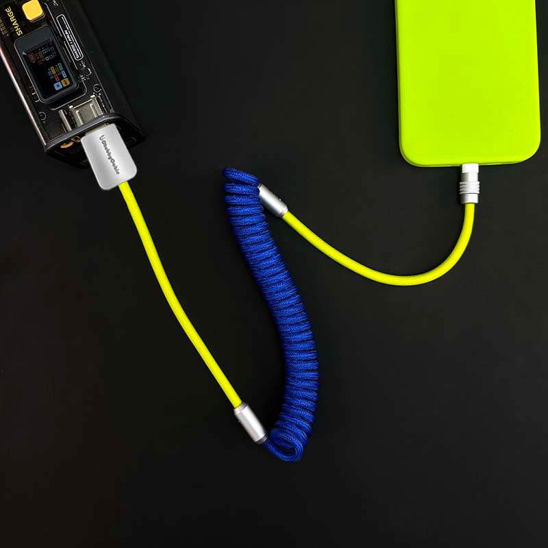 "Colorblock Chubby" Spring Charge Cable