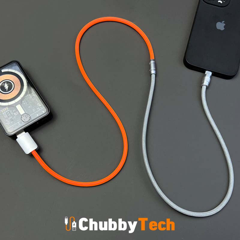 "Color-blocking Chubby" Charge Cable