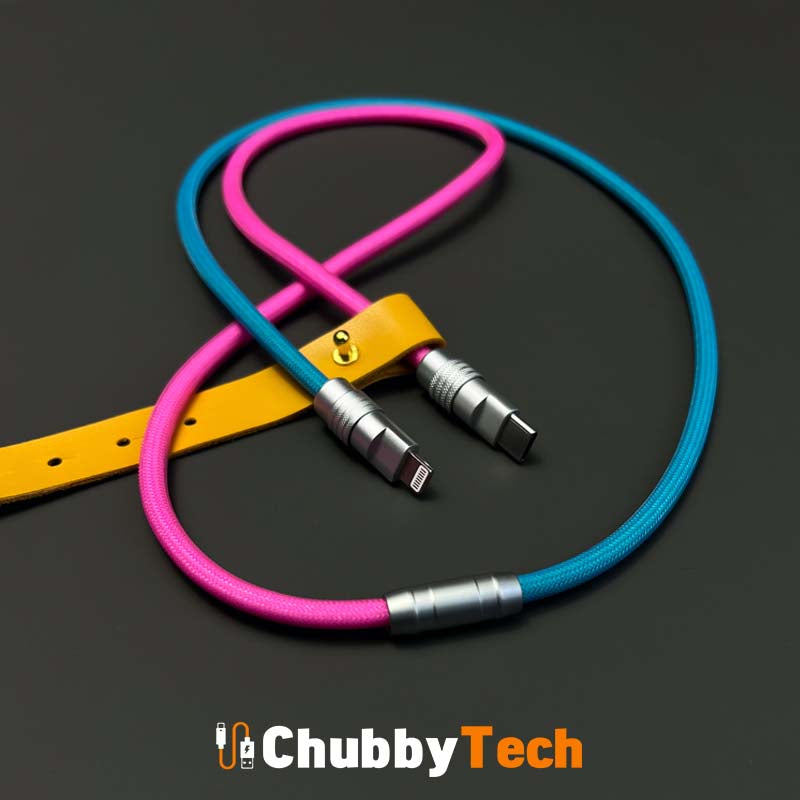 "Color-blocking Chubby" Charge Cable