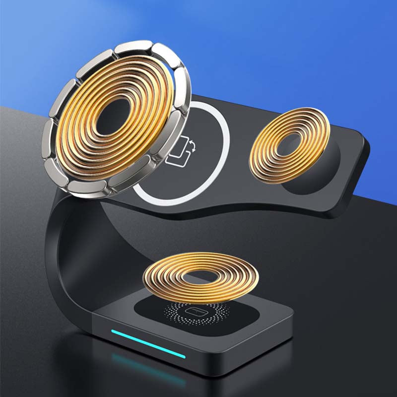 "Cyber" 4-in-1 Magnetic Wireless Charging